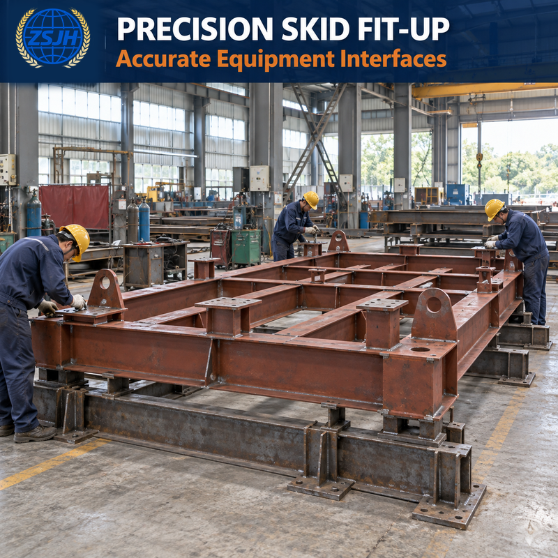 welded-industrial-skid-frames-fit-up