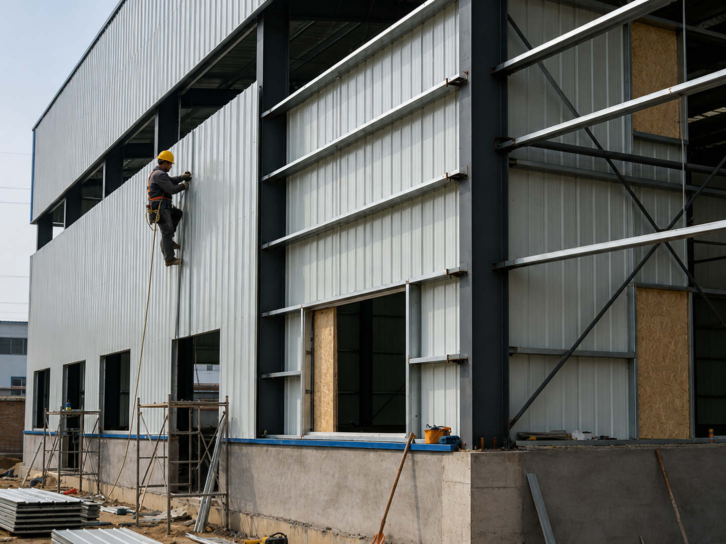 Steel Building Wall System (6) Steel Building Wall System (6)
