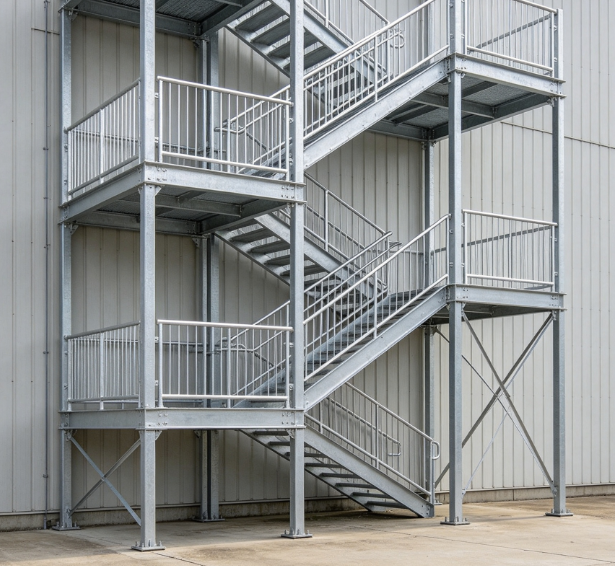 Stahltreppenkonstruktion (2)