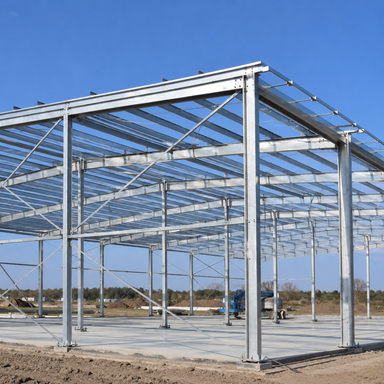 Galvanized Steel Structure Fabrication (3) Galvanized Steel Structure Fabrication (3)