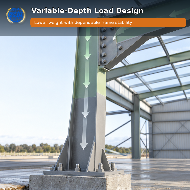 05-custom-tapered-steel-columns-variable-depth-performance