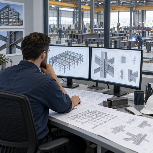 structural-design-to-steel-shop-drawing-workflow