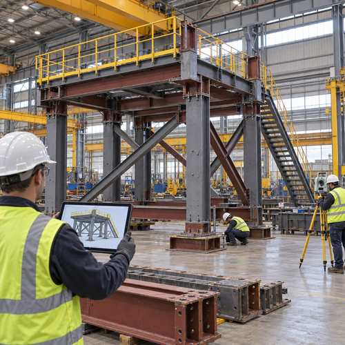 tekla-model-supporting-steel-fabrication-inspection