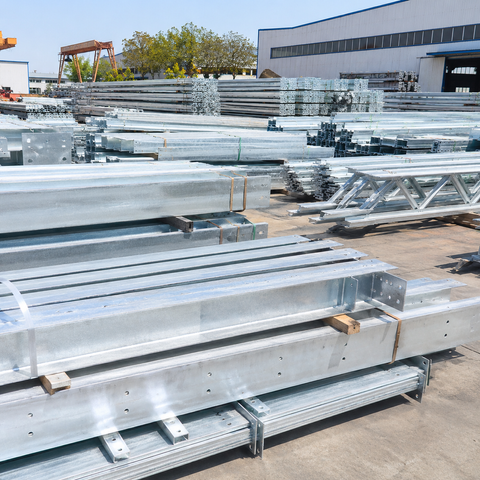 Galvanized Steel Structure Fabrication | Custom Hot-Dip Galvanized Structural Steel Manufacturer