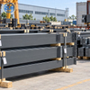 Prefabricated industrial steel frames packed for export