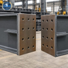 Matching end plates and bolt holes on prefabricated structural steel frame members