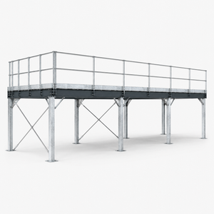 Custom Industrial Steel Platform Structure for Factories and Warehouses