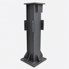 Project-Specific Steel Columns with Connection Plates for Structural Framing