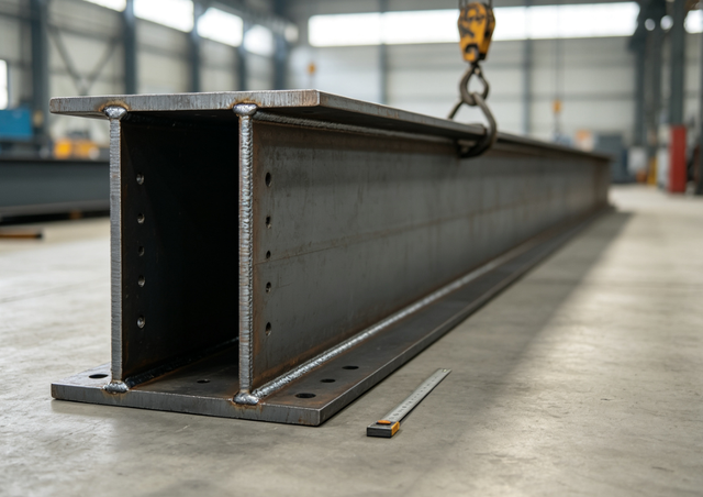 Built-Up Steel Beam | High-Strength Welded Steel Beam for Structural Construction