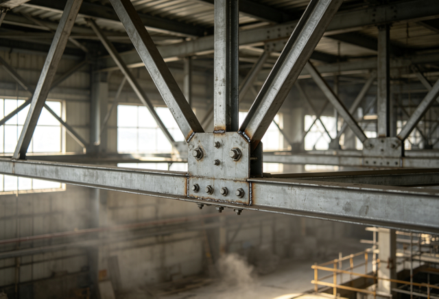 Steel Truss Structure | Heavy-Duty Industrial & Commercial Building Support System