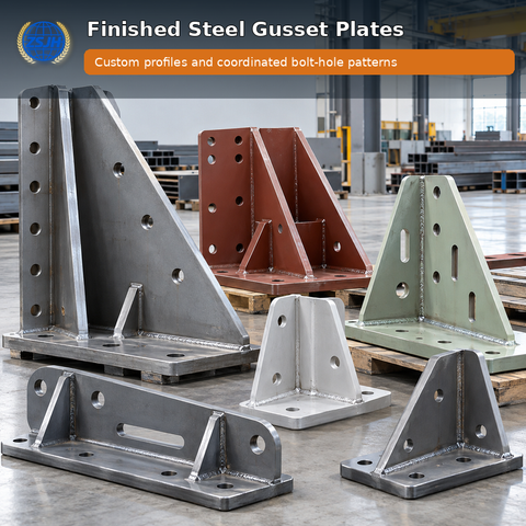 Custom Steel Gusset Plates
