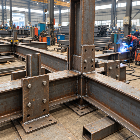 Main Steel Building Frame for Industrial & Commercial Construction