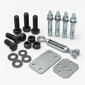 Custom Steel Structure Accessories and Connection Hardware