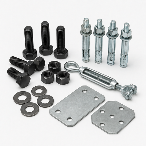 Custom Steel Structure Accessories and Connection Hardware