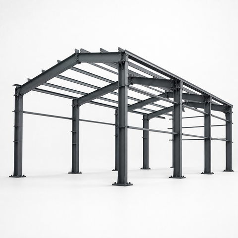 Custom Primary Steel Frame for Warehouse, Workshop & Industrial Buildings