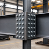 Steel Plate Connection Components for Prefabricated Steel Frames