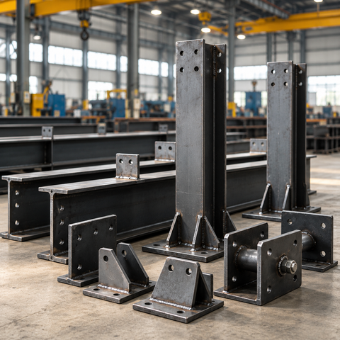 Secondary Steel Structure | Prefabricated Auxiliary Steel Building Components