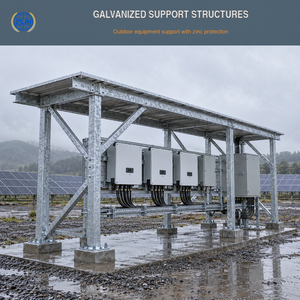 Hot-Dip Galvanized Steel Support Structures