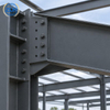 Bolted portal frame connection between an industrial steel column and roof rafter