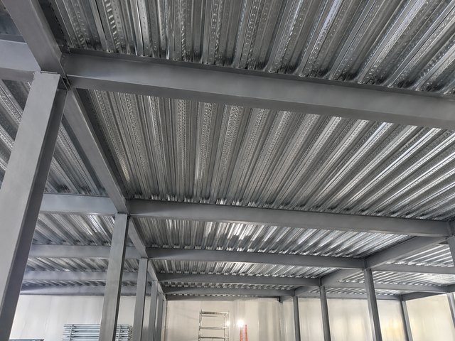 Modular Steel Floor Frame System for Mezzanine and Multi-Level Buildings