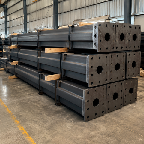 Engineered Structural Steel Columns for Commercial and Industrial Buildings