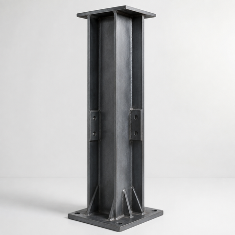Custom Structural Steel Columns for Industrial Building Projects