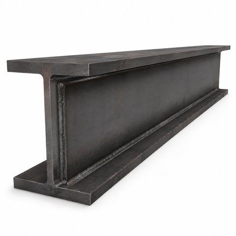 Heavy-Duty Built-Up Steel Beam | Custom Welded Plate Girder for Long-Span Structures