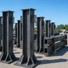 Heavy-Duty Welded Steel Support Columns for Structural Projects