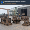  Welded Steel Assembly Shot Blasting