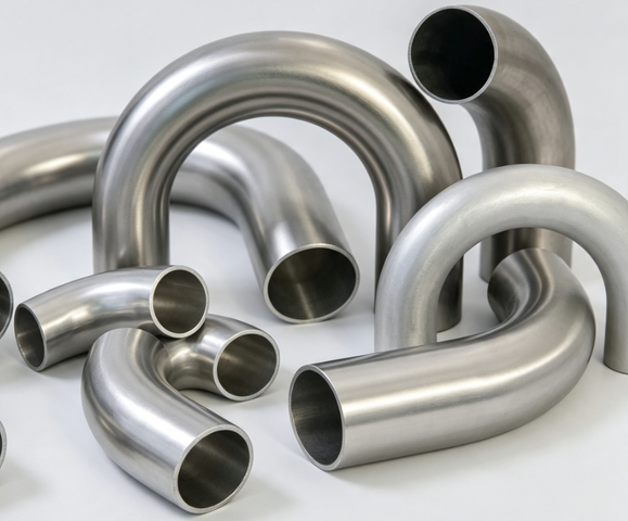 Stainless Steel Pipe Bend & U‑Return Bend | Butt Weld Pipe Fitting, 304 316L Custom Angle & Radius