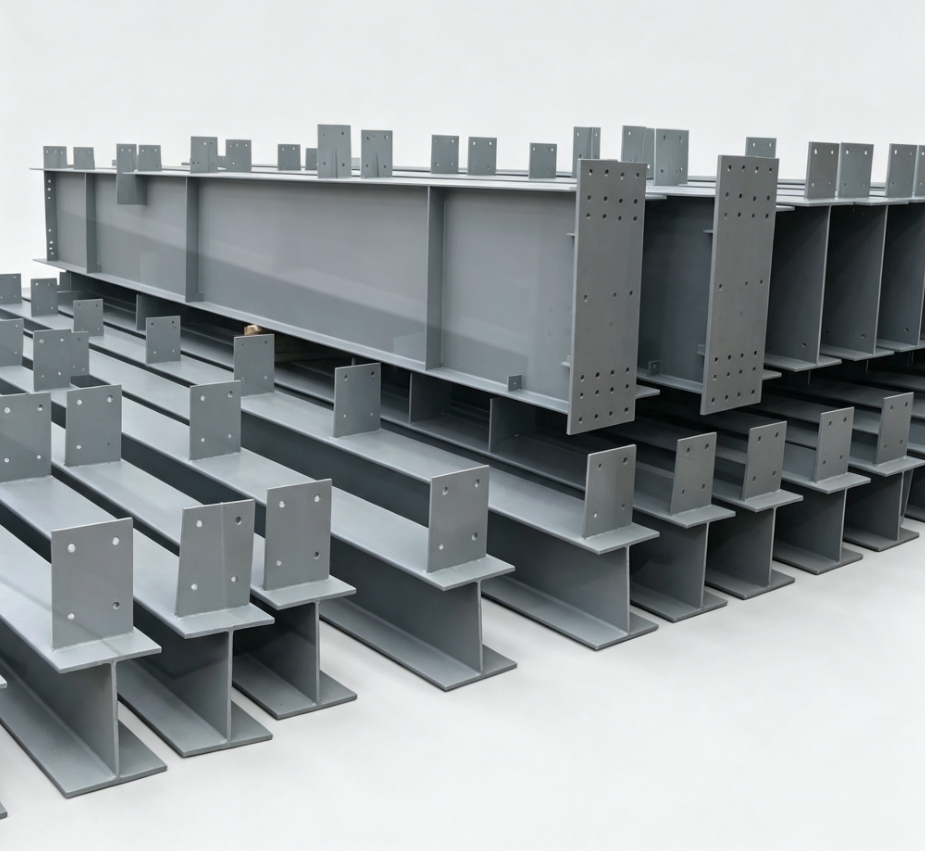 Welded H‑Beam Structural Steel Components (1)