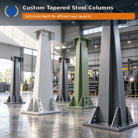 Custom Tapered Steel Columns