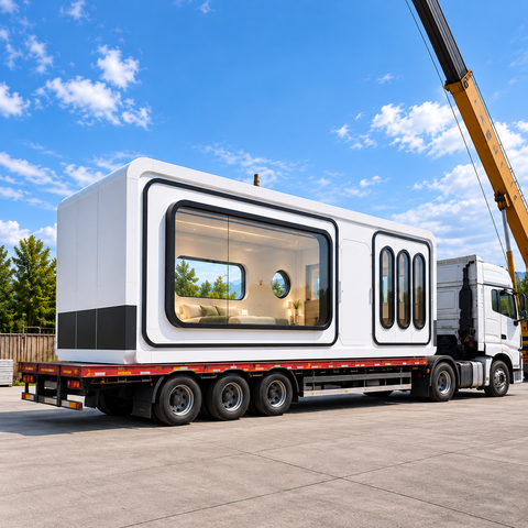 Luxury Prefab Space Capsule Cabin for Resort & Glamping Projects