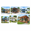 Portable Steel Frame Prefab Tiny House with Porch | Custom Modular Cabin for Residential & Resort Projects