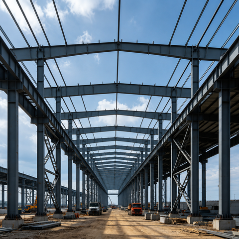 Structural Steel Bracing System for Industrial Buildings & Steel Structures