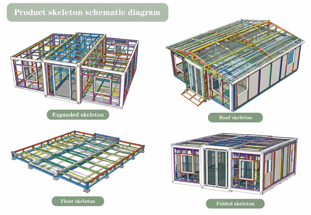 30ft Double-Wing Expandable Modular House with Sloped Roof | Modern Prefab Living Unit
