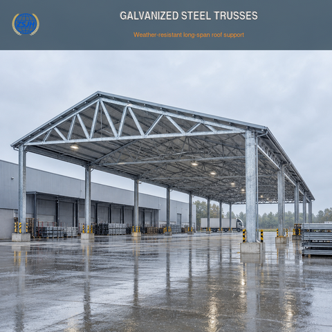  Hot-Dip Galvanized Steel Trusses