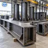 Custom heavy structural steel components fabricated from thick plate according to customer drawings