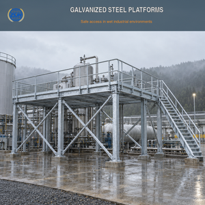 Hot-Dip Galvanized Steel Platforms