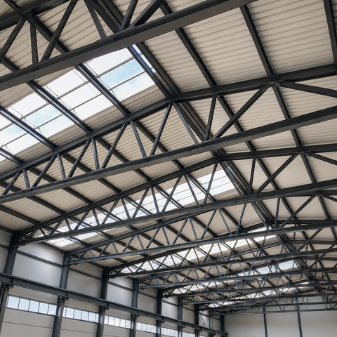 Custom Fabricated Steel Truss Structure for Roofs, Industrial Facilities & Infrastructure