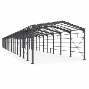 Prefabricated Portal Frame Structure for Large-Span Steel Buildings