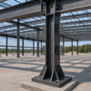 Heavy-Duty Welded Steel Support Columns for Structural Projects