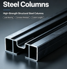 Steel Columns | Custom Structural Steel Support Columns for Building Construction
