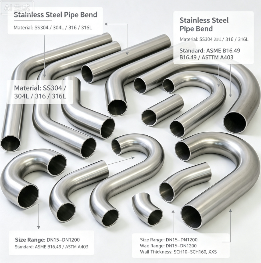 Stainless Steel Pipe Bend (3)