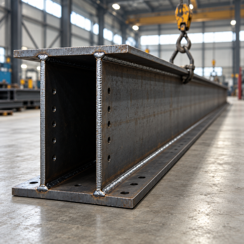 Built-Up Steel Beam | High-Strength Welded Steel Beam for Structural Construction