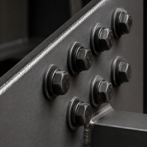 Steel Plate Connection Components for Prefabricated Steel Frames