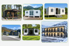 30ft Flat Roof Expandable Prefab Villa with Large Windows | Portable Modular Living House