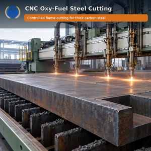 CNC Oxy-Fuel Steel Cutting Service
