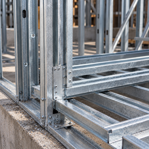 Light Gauge Steel Frame System for Prefabricated Buildings & Modular Construction