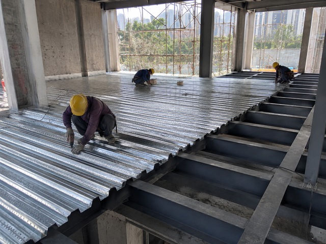 Heavy-Duty Steel Floor Framing Solution for Industrial Facilities